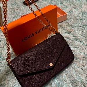Louis Vuitton Pochette Félicie Black Monogram